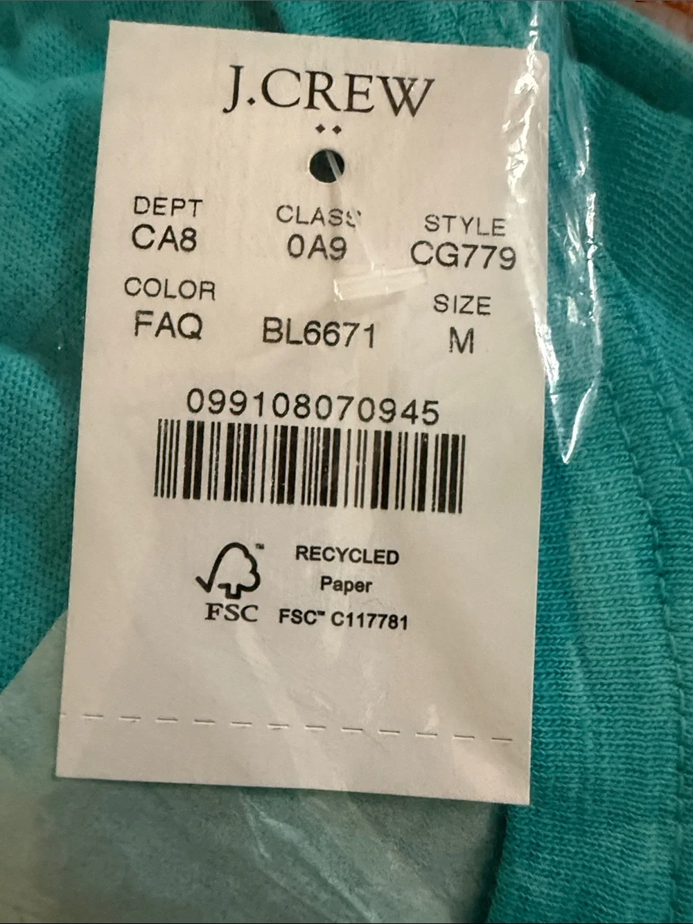 NWT Women’s J. Crew Factory Girlfriend Tee - Picture 8 of 8